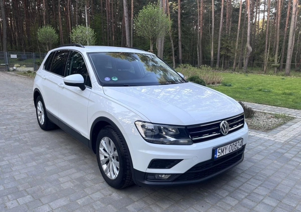 Volkswagen Tiguan cena 79700 przebieg: 198000, rok produkcji 2018 z Zielona Góra małe 667